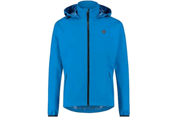 AGU  GO Essential Manteau Imperméable Femme et Homme, Polyester Recyclé, Etanche, Unisex - Bleu - XXXL