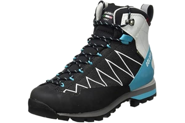Dolomite  Laarzen WS Crodarossa Pro GTX 2.0, sportschoenen voor dames, Zwart/Blauw (Black Capri Blue), 39.5 EU