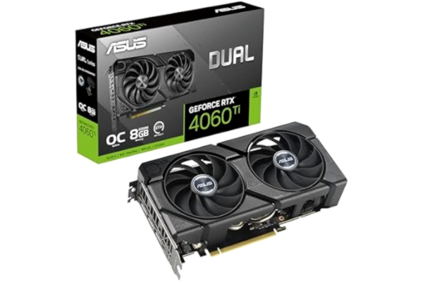 Asus ASUS GeForce RTX 4060 Ti DUAL EVO OC - 8GB GDDR6 RAM - Näytönohjaimet