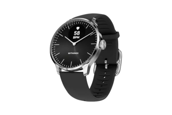 Withings  ScanWatch-lampa – smart hybridklocka, pulsmätning, fitnessmätare, cykelspårare, sömnövervakning