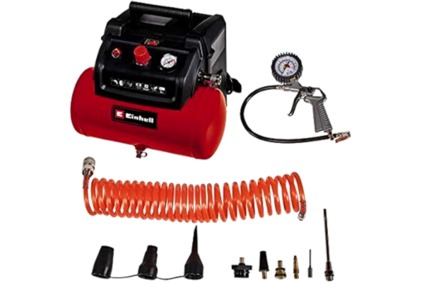 Einhell  TC-AC 190/6/8 OF Kompressor med tilbehør 8 bar 6 liter 230V