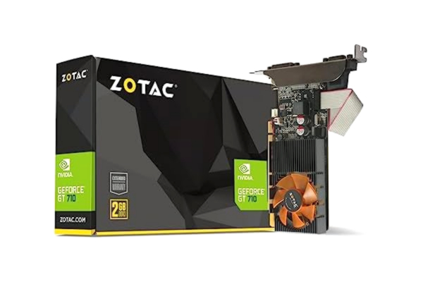 Zotac ZOTAC GeForce GT 710 Low Profile - 2GB GDDR3 RAM - Grafikkort