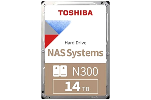 Toshiba  N300 NAS - Harddisk - 14 TB - intern - 3.5 - SATA 6Gb/s - 7200 rpm - buffer: 256 MB