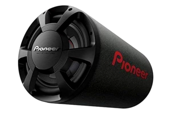 Pioneer  TS-WX306T basreflexsubwoofer i rörhölje, basrör med 1 300 W maximal effekt, 30 cm/12 tum, svart, IMPP-membran, ingångseffekt 350 W