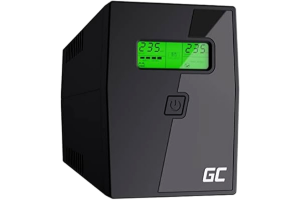 GreenCell Green Cell Avbrottsfri Strömförsörjning UPS 800VA 480W Power Proof med överspänningsskydd 230V | Line-Interactive | 2x Schuko | LCD-skärm