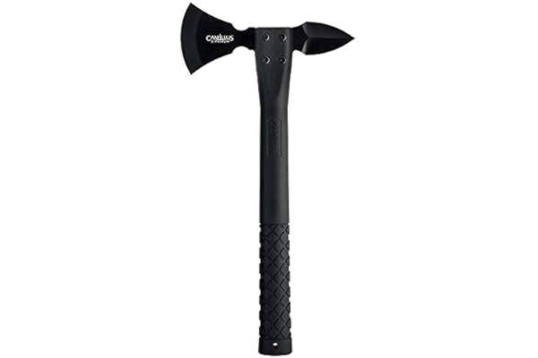 Camillus  Ravenous Tomahawk, with Sheath, 2.75" / 7 cm Titanium Bonded 420 Blade, GFN Handle, Black, 12.85" / 32.63 cm