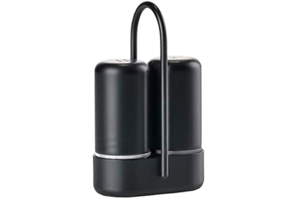 Zone Denmark  Singles salt- och pepparströare, salt- och pepparset, 6,5 x 3,3 x 8,9 cm, svart