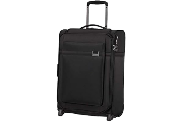 Samsonite SAMSONITE AIREA - Upprättens topppocketutbyggbart handbagage, 2 rullar, 55 cm, 41/46 L, svart