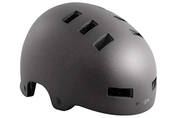 MET  Helm M (56-59), volwassenen, uniseks, meerkleurig (zone antraciet)