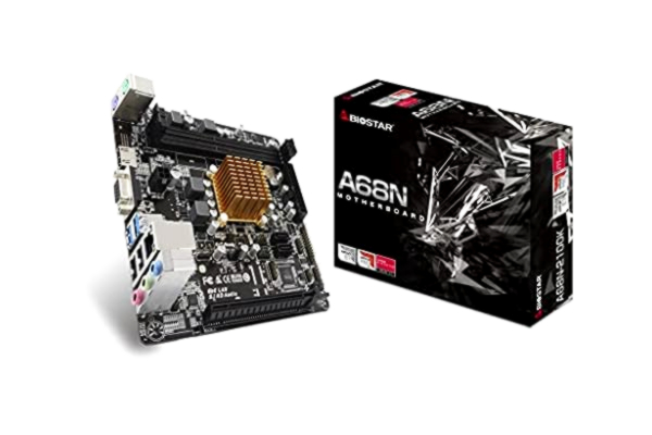 Biostar  A68N-2100K moderkort (E1-6010, mITX, HD8210)