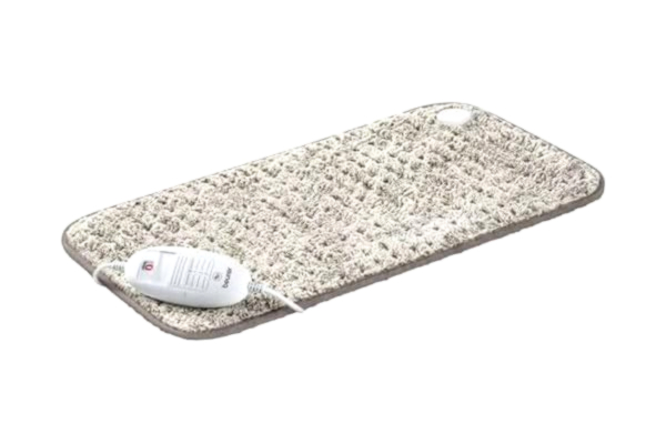 Beurer  HK 123 XXL Nordisk värmedyna, mysig värmedyna med 3 temperaturinställningar och automatisk avstängning, tvättbar i maskin, tillverkad i Europa, XXL-storlek 60 x 30 cm, pälslook