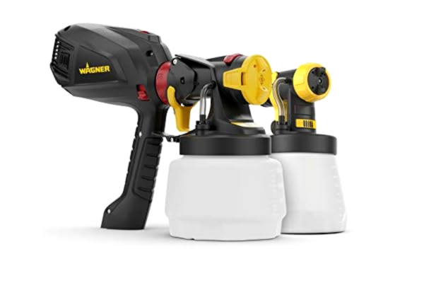 Wagner WAGNER universeel verfspuitsystemen W 575 FLEXiO voor muur-&plafondverf lakken en beitsen, 15 m²-6 min, reservoirvolume 1300 ml/800 ml, 630 W