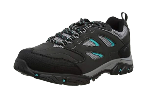 Regatta  Damskie buty trekkingowe Holcombe Iep Low' wodoodporne oddychające gumowe palce podwójne oczko, Szary - Popiół ceramiczny - 38 EU