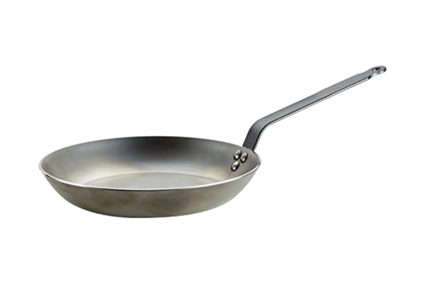 de Buyer De BuyerCarbone rund stekpanna, silver, 28 cm