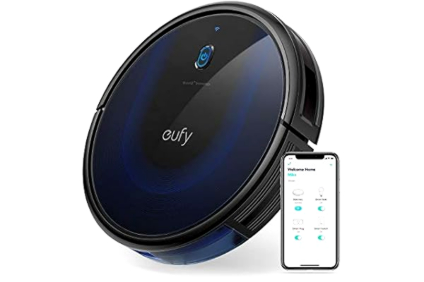 Eufy eufy by Anker zuigrobot RoboVac 15C MAX, robotstofzuiger met BoostIQ technologie, 2000Pa zuigkracht met WLAN-connectiviteit, extreem slank, geluidsarm, voor harde vloeren tot middelhoge tapijten