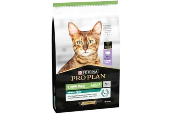 Purina ProPlan PRO PLAN Sterilised - Rik på kalkon - 10 kg - kibble för vuxna katter