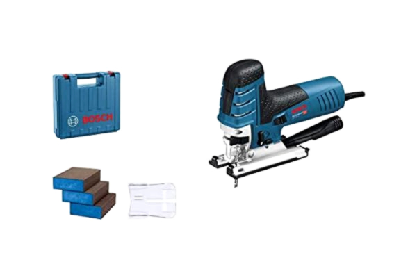 Bosch  Professional scie sauteuse GST 150 CE (780 W, avec 3 éponges, set d’aspiration, capot de protection, patin, pare-éclats, 1 lame pour bois, dans coffret de transport) - Édition Amazon