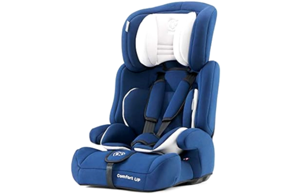 KinderKraft Kinderkraft Car Seat COMFORT UP, Booster Child Seat, with 5 Point Harness, Adjustable Headrest, for Toddlers, Infant, Group 1/2/3, 9-36 Kg, Up to 12 Years, Safety Certificate ECE R44/04, Navy