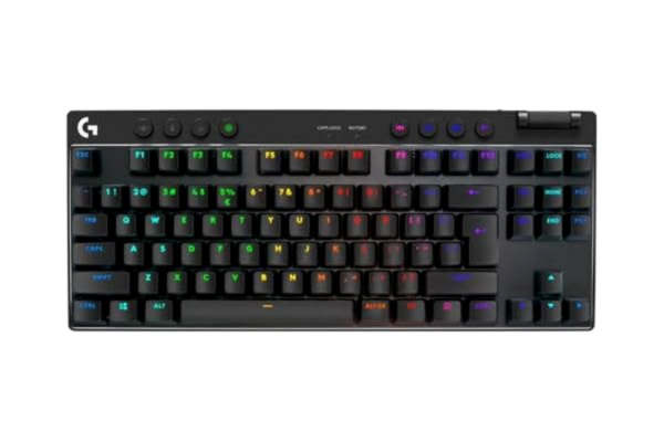 Logitech  G PRO X TKL LIGHTSPEED – trådlöst speltangentbord - Svart - US INT'L TACTILE