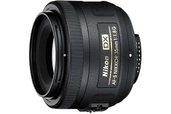 Nikon  Lins, AF-S DX 35 mm f/1,8G, svart