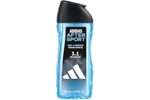 Adidas  After Sport 3in1 Body, Hair and Face Shower Gel för honom, 250ml