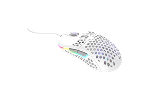 Xtrfy  M42 RGB - White - Gaming mus - Optisk - 6 - Hvit med RGB lys