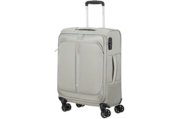 Samsonite  Popsoda - spinner S, handbagage, 55 cm, 40 L, grijs (lichtgrijs), grijs (light grey), handbagage