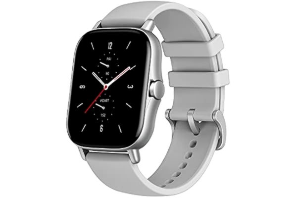 Amazfit  GTS 2 Montre Connectée Femme Homme Smartwatch, GPS & GLONASS, SpO2, 3 Go Mémoire Musicale 5 ATM Etanche Montre Sport pour Android/iphone(Gris)