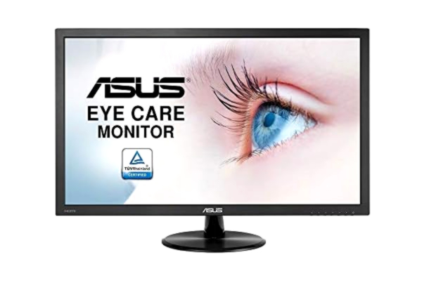 Asus  90Lm01L0-B05170 Vp247Hae Eyecare Monitor, 23.6", Full Hd, Vga, Hdmi, 5Ms Reactietijd, Zwart