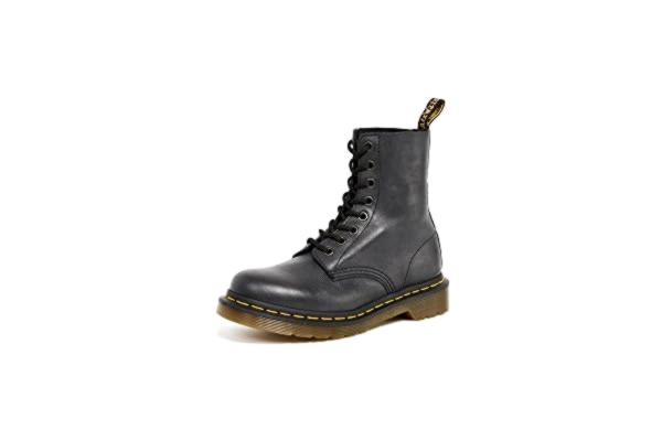 Dr. Martens  Pascal, Womens Biker Boots, Black (Black Virginia), 7 UK