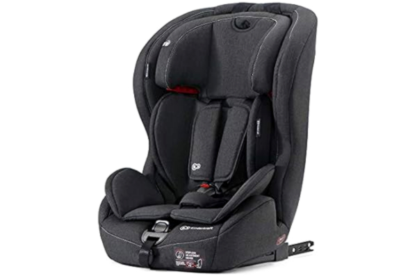 KinderKraft Kinderkraft Car Seat SAFETY FIX, Booster Child Seat, with Isofix, Top Tether, Adjustable Headrest, for Toddlers, Infant, Group 1-2-3, 9-36 Kg, Up to 12 Years, Safety Certificate ECE R44/04, Black