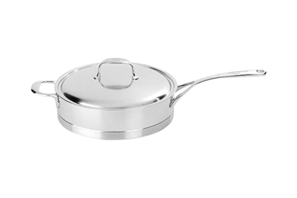 Demeyere demeyere Atlantis stekpanna med lock, 4,2 l, svart, 41428A-41528