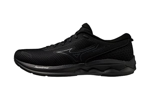 Mizuno  Unisex Wave Revolt 3 Road Running Schoen, zwart ebony zwart, 46 EU