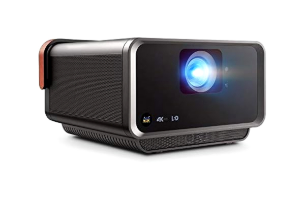 ViewSonic  X10-4K UHD Short Throw Smart Portable LED Projector for Gaming, Family & Home Entertainment with WiFi Bluetooth and Harman Kardon Audio - Metallic Charcoal