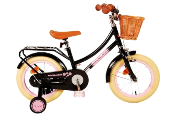 Volare  - Barncykel 14 - Excellent Black (21146)
