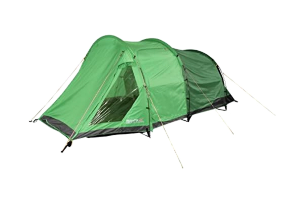 Regatta  Vester Family Camping and Hiking Tunnel tent, Extreme Green/Green, 4 personen