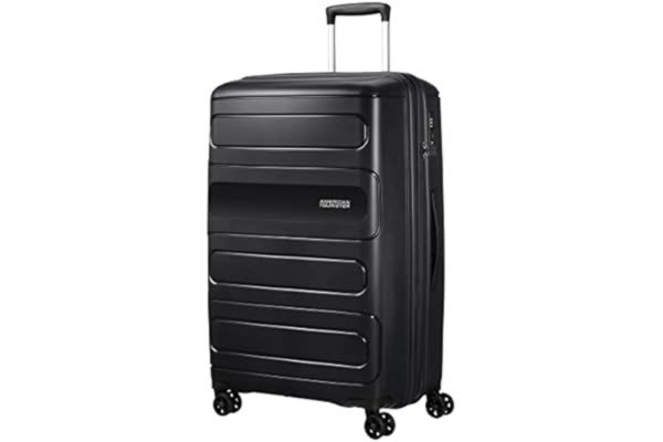 American Tourister  Sunside Spinner 77 Expandable, 4.5 KG, 106/118L, Black