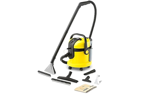 Kärcher  tapijtreiniger SE 4002, sproei-extractiereiniging (1400 W, luchtverplaatsing 70 l/s, vacuüm 210 mbar, werkbreedte 23 cm, waterreservoir 4 l)