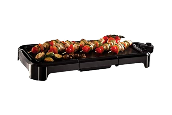 Russell Hobbs  19800-56 Teppan-Yaki Classic grill stołowy, 50 x 26 cm, płyta grillowa z powłoką nieprzywierającą, 1500 W, czarny