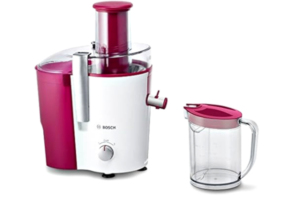 Bosch  MES25C0 - Saftpresser - 1.25 liter - 700 W - hvid/kirsebær-solbær