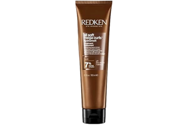 Redken  Leave-In hårkräm för lockigt eller frissigt hår, återupplivar och återfuktar torrt hår, med aloe vera, alla mjuka mega curls hydramelt, 150 ml