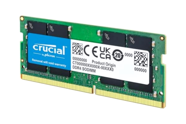 Crucial  RAM CT8G4SFRA32A 8GB DDR4 3200MHz CL22 (eller 2933MHz eller 2666MHz) Laptopminne