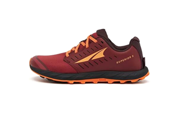 Altra ALTRA Women's AL0A5483 Superior 5 Trail Running Shoe, Maroon - 8 M US