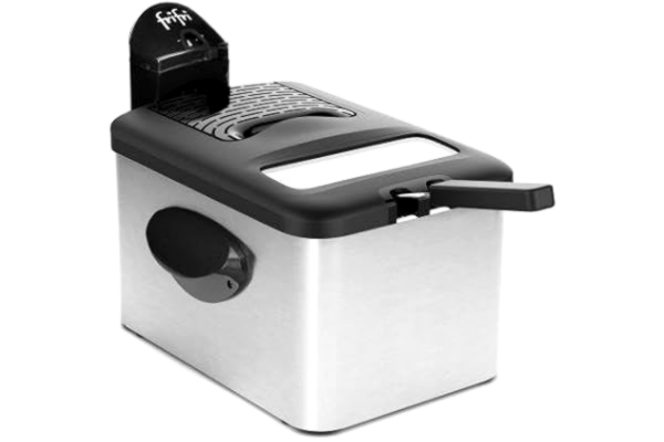 FriFri Frifri F5848-DUO Friteuse, Acier Inoxydable, Noir