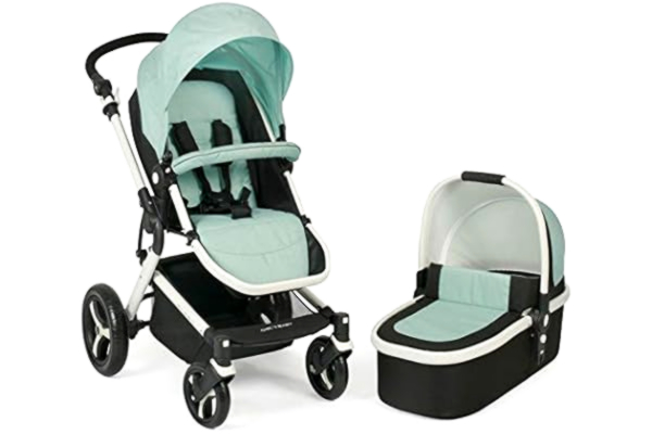 Chic 4 Baby CHIC 4 BABY 163 66 Poussette combinée Passo avec nacelle, siège sport et adaptateur Maxi-Cosi Vert menthe