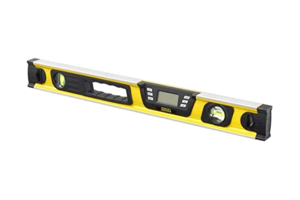 Stanley  FatMax digitalt vattenpass 60 cm 0–42–065 – lutningsmätare – högt mätnoggrannhet och mätområde – mätning i grader – procent – mm/m, gul