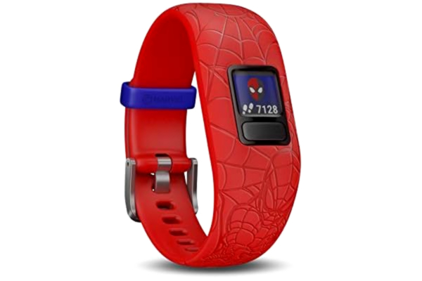 Garmin  Vívofit Jr. 2 - Bracelet d'Activité pour Enfants, Marvel Spider-Man - Rouge (Bande ajustable), Âge 6+
