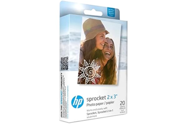 HP  2x3 "Premium zink fotopapper (20 ark) Kompatibel med Sprocket Portable Photo Printer