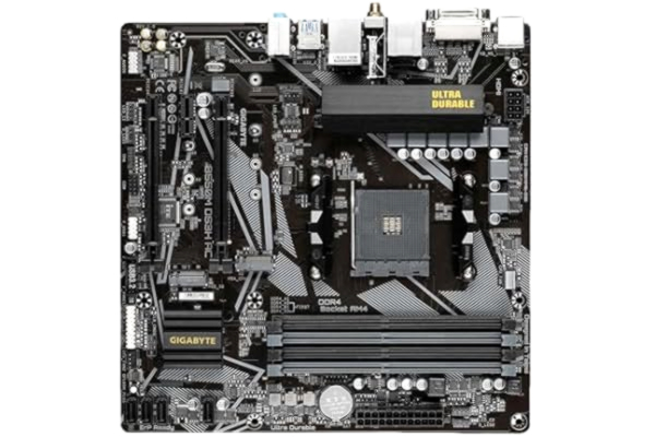 Gigabyte  B550M DS3H AC (rev. 1.5/1.6), AMD, Stik AM4, 3rd Generation AMD Ryzen 5, AMD Ryzen 5 5th Gen, AMD Ryzen 7 5th Gen, AMD Ryzen 9 5th Gen, DDR4-SDRAM, 128 GB, To-kanals