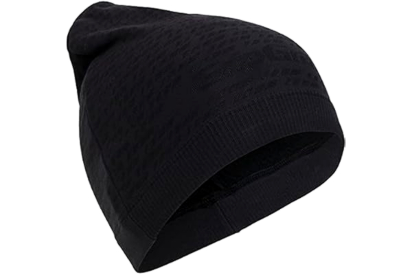 GripGrab  Unisex – Vuxen Freedom sömlös varp stickad mössa vinter cykel mössa elastisk sömlös sport underhjälmmössa termisk mössa, svart, en storlek